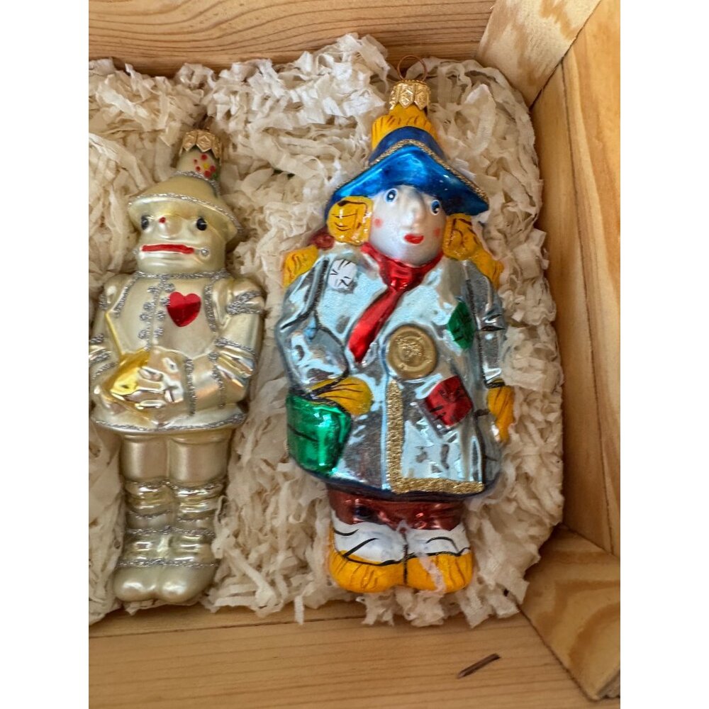 Vintage Kurt S. Adler Polonaise Wizard Of Oz Glass Ornament Set Handcrafted Pola - Picture 13 of 15